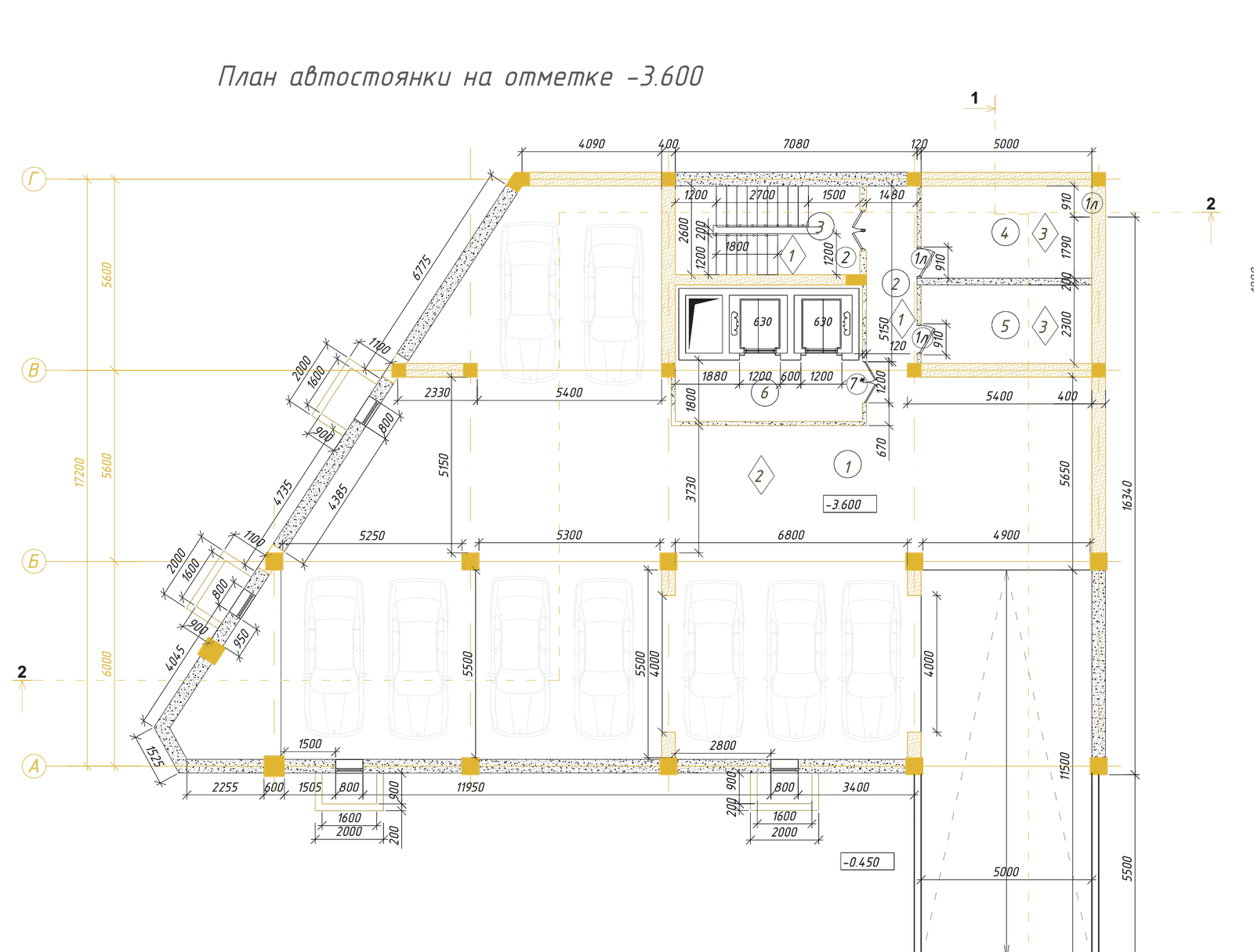 План паркинга (−3.600)